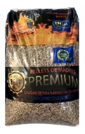 PELLETS EL COCINERO DIN+ 15 KG - (1 palet 77 sacos)