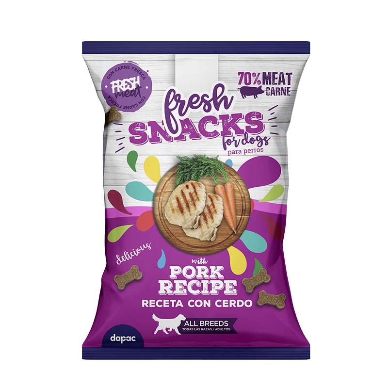 SNACKS FRESH CERDO 70 Grs. (25) Caja 2,5 Kg.