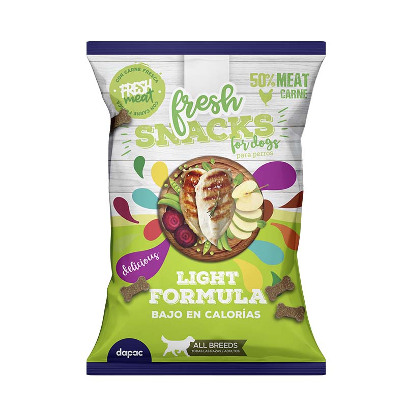 SNACKS FRESH LIGHT 70 Grs. (25) Caja 2,5 Kg.